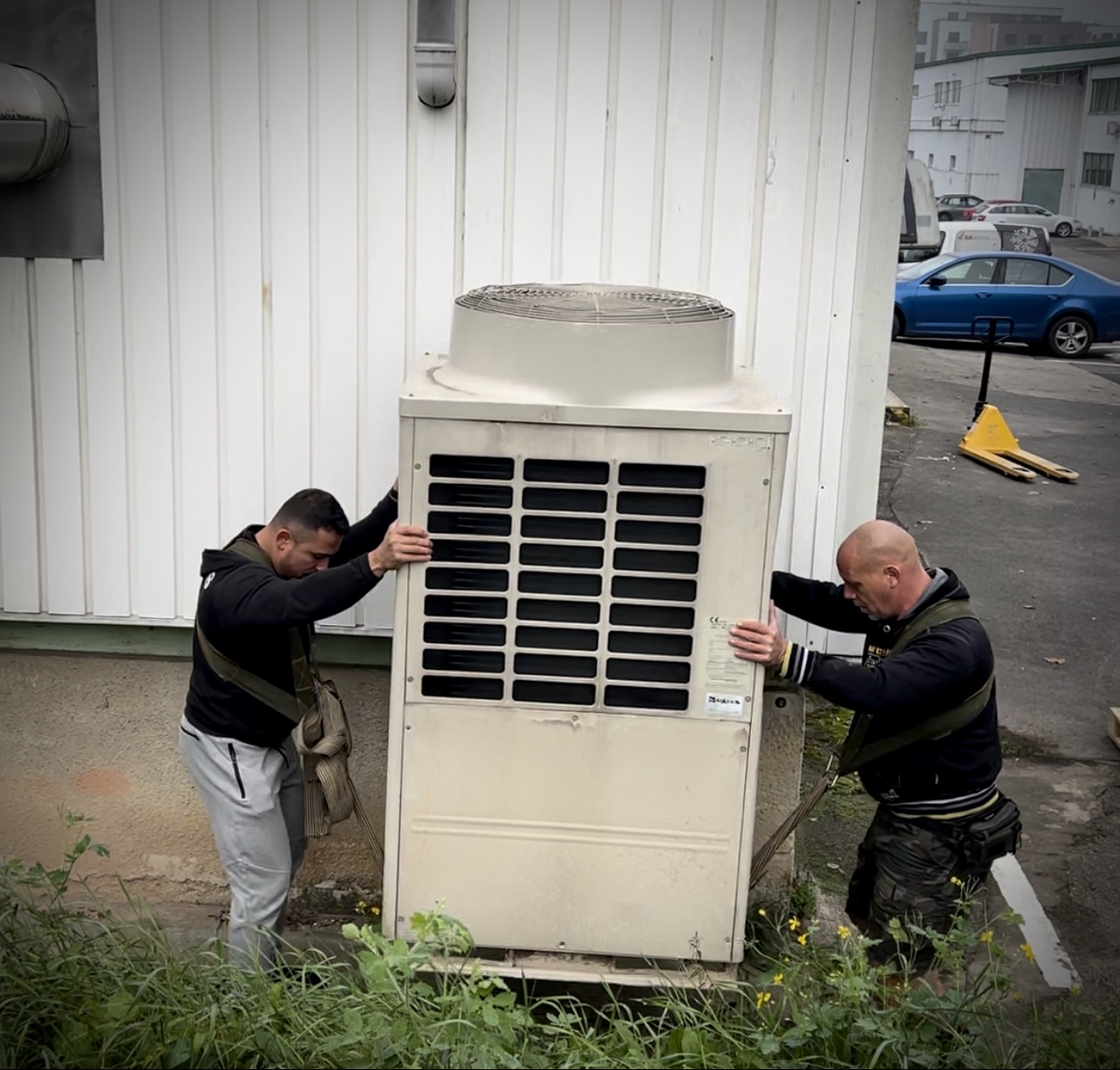 Stěhování Bulldog - práce v akci