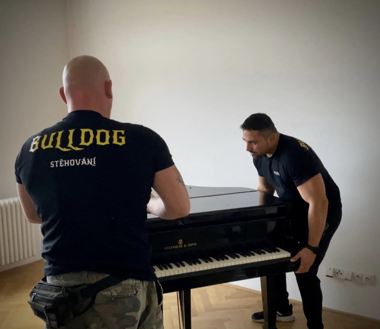 Stěhování Bulldog - práce v terénu