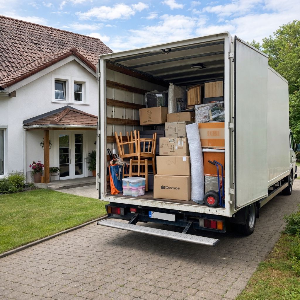 Stěhování domácnosti – nakládka