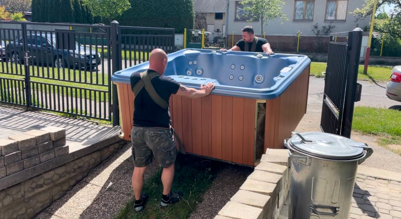 Stěhování vířivky