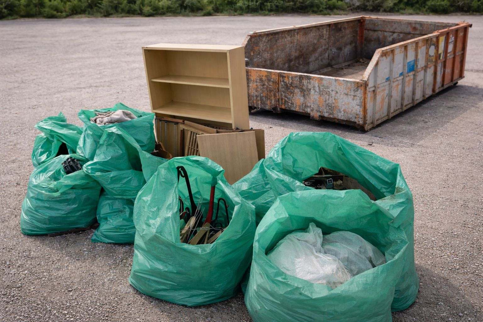 Vyklízení a odvoz na sběrný dvůr